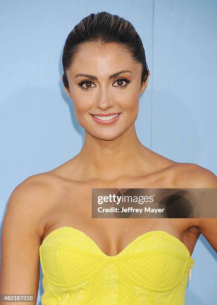 Personality/model Katie Cleary arrives at the Premiere Of Warner Bros. 'Vacation' at Regency Village Theatre on July 27, 2015 in Westwood, California.