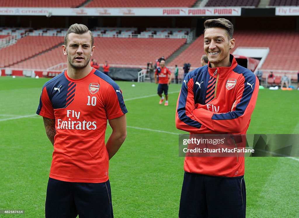 Arsenal Training Session and Members Day