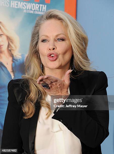 Actress Beverly D'Angelo arrives at the Premiere Of Warner Bros. 'Vacation' at Regency Village Theatre on July 27, 2015 in Westwood, California.