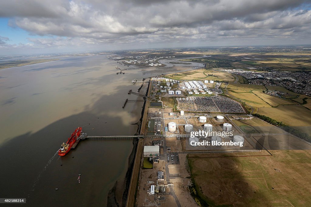 Aerial Views As U.K. Economic Growth Accelerates In Second Quarter