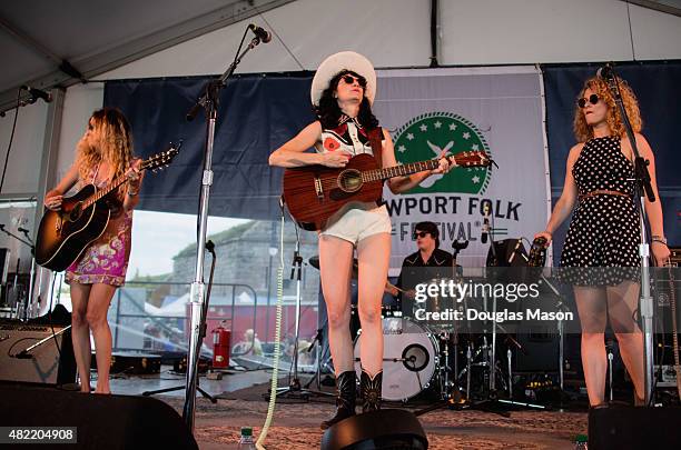 Nikki Lane performs during the Newport Folk Festival 2015 at Fort Adams State Park on July 24, 2015 in Newport, Rhode Island.