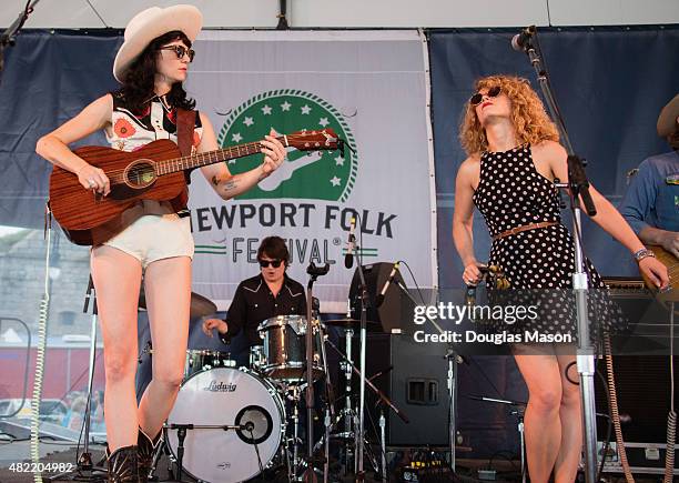 Nikki Lane performs during the Newport Folk Festival 2015 at Fort Adams State Park on July 24, 2015 in Newport, Rhode Island.