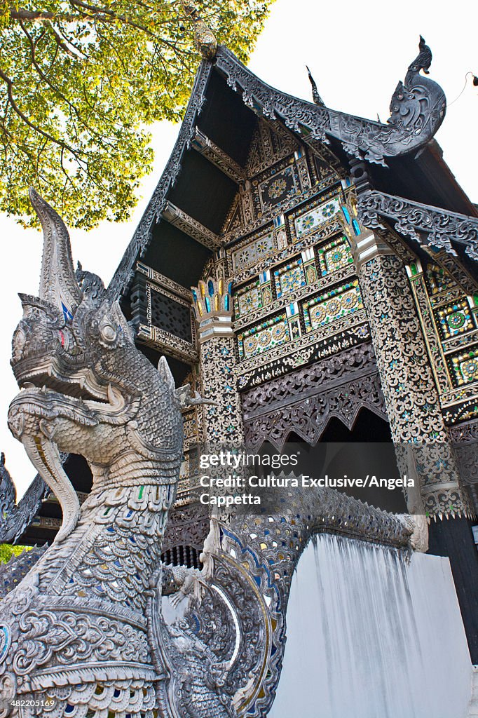 Buddhist shrine exterior, Chiang Mai City, Thailand