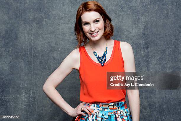 Felicia Day poses for a portrait at Comic-Con International 2015 for Los Angeles Times on July 9, 2015 in San Diego, California. PUBLISHED IMAGE....
