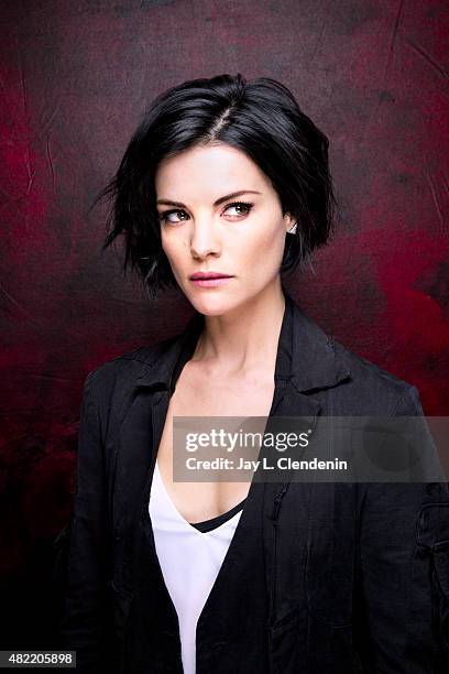 Actress Jaimie Alexander of 'Blindspot' poses for a portrait at Comic-Con International 2015 for Los Angeles Times on July 9, 2015 in San Diego,...