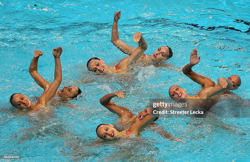 Synchronised Swimming - 16th FINA World Championships: Day Four