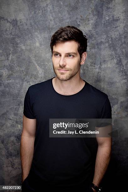 Actor David Giuntoli of 'Grimm' poses for a portrait at Comic-Con International 2015 for Los Angeles Times on July 9, 2015 in San Diego, California....