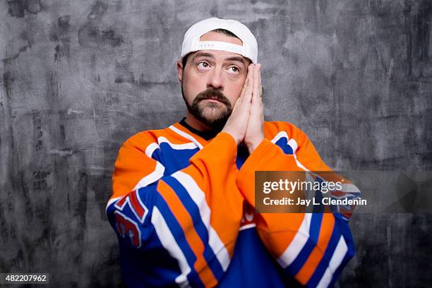 Kevin Smith of 'Comic Book Men' poses for a portrait at Comic-Con International 2015 for Los Angeles Times on July 9, 2015 in San Diego, California....