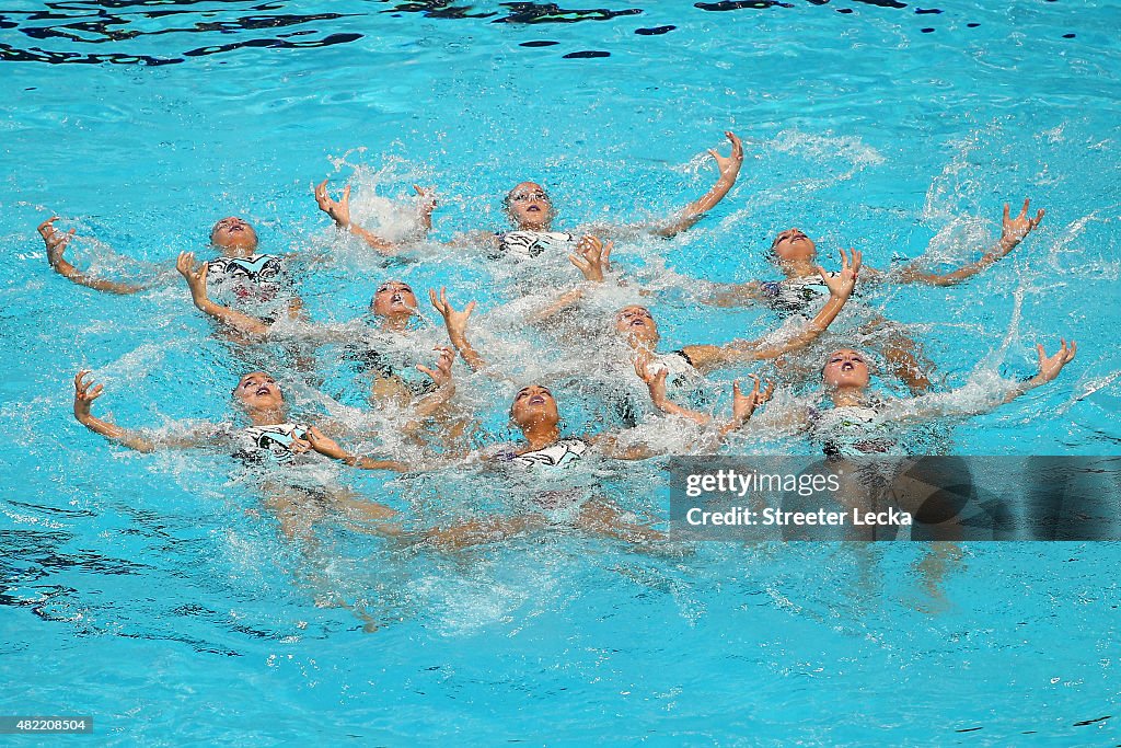Synchronised Swimming - 16th FINA World Championships: Day Four