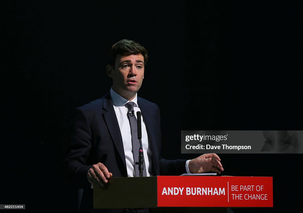 Andy Burnham Delivers A State Of The Leadership Race Speech