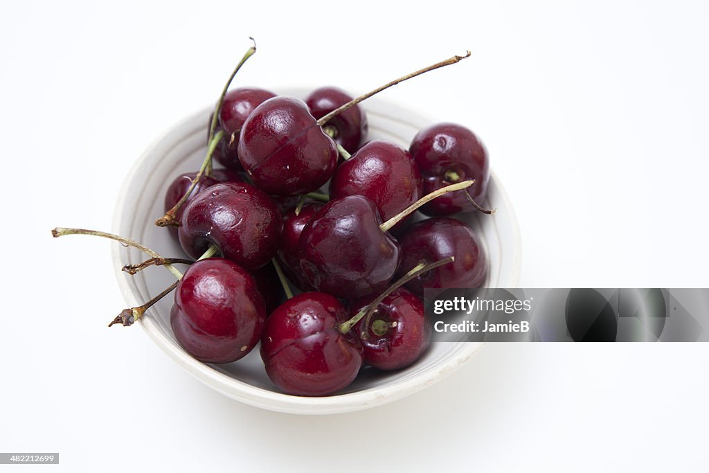 Cherries in a bowl