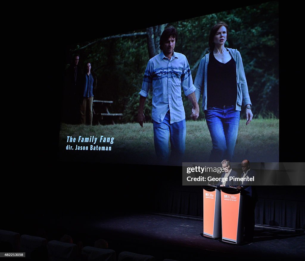 2015 Toronto International Film Festival Press Conference