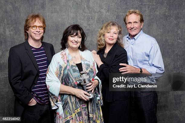 Bill Mumy, Angela Cartwright, Marta Kristen, and Mark Goddard of 'Lost and Space' pose for a portrait at Comic-Con International 2015 for Los Angeles...