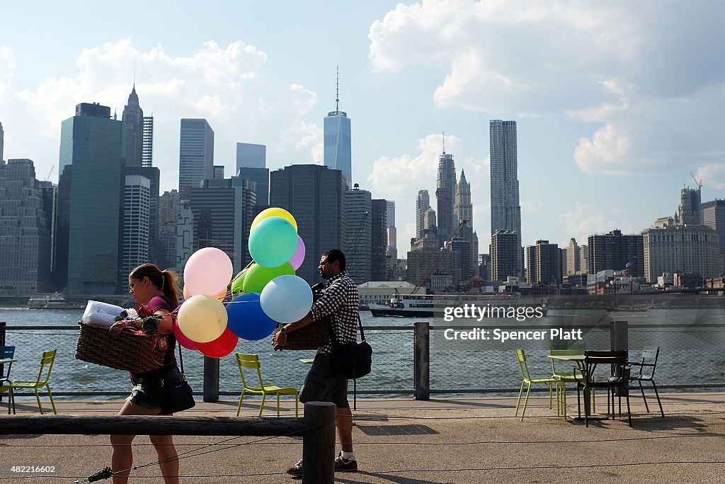 Sweltering Summer Heat Descends On New York