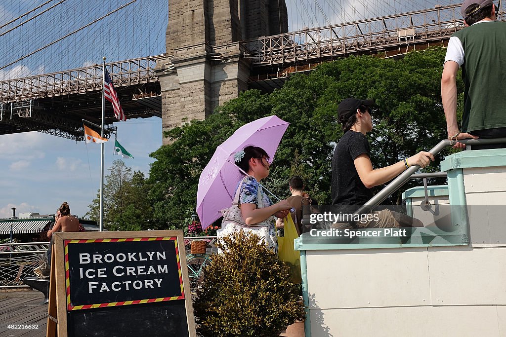 Sweltering Summer Heat Descends On New York