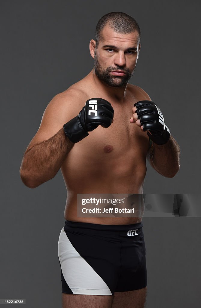 Shogun Rua Modeling Mauricio 'Shogun' Rua poses for a portrait during a UFC photo session ...