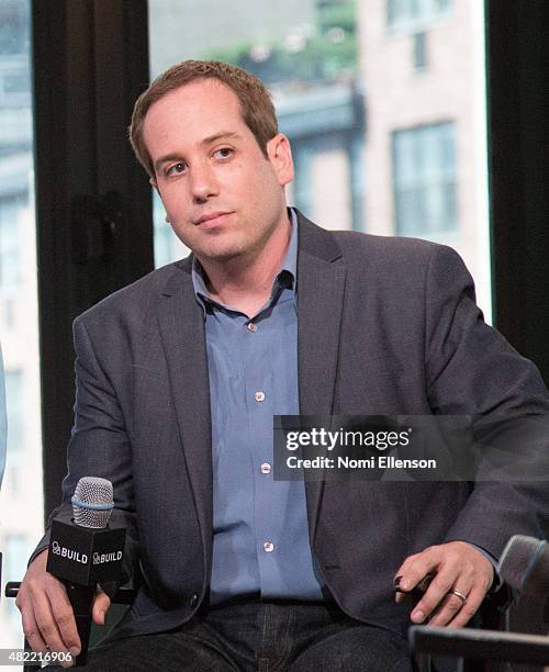 Oscar-nominated filmmaker Kief Davidson attends AOL Build Presents: "A LEGO Brickumentary" at AOL Studios In New York on July 28, 2015 in New York...