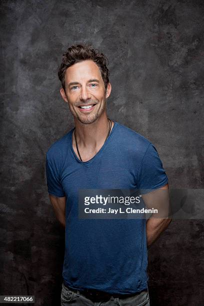Actor Tom Cavanagh of 'The Flash' poses for a portrait at Comic-Con International 2015 for Los Angeles Times on July 9, 2015 in San Diego,...