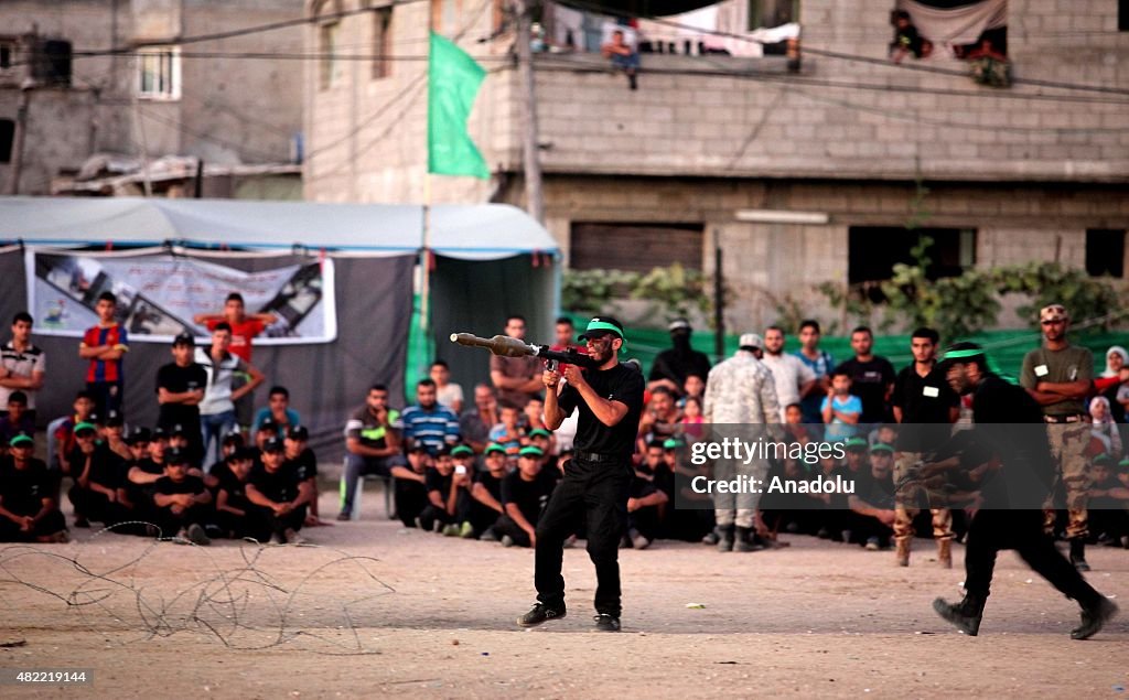 Hamas annual youth summer camp in Gaza