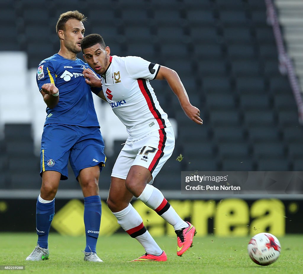 MK Dons v Getafe CF - Pre-Season Friendly