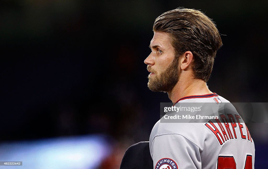 Washington Nationals v Miami Marlins