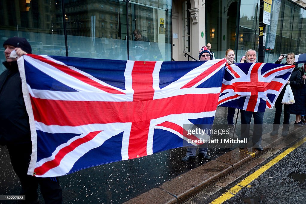 Royal Scots Dragoon Guards Homecoming Parade In Glasgow