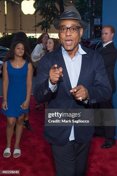 Actor Giancarlo Esposito attends the "Paper Towns" New York premiere at the AMC Loews Lincoln Square on July 21, 2015 in New York City.