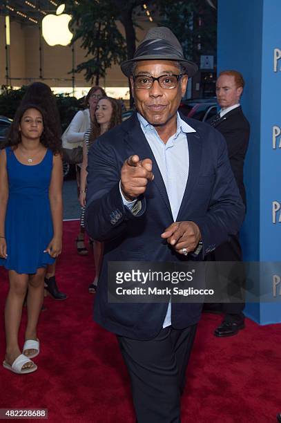 Actor Giancarlo Esposito attends the "Paper Towns" New York premiere at the AMC Loews Lincoln Square on July 21, 2015 in New York City.