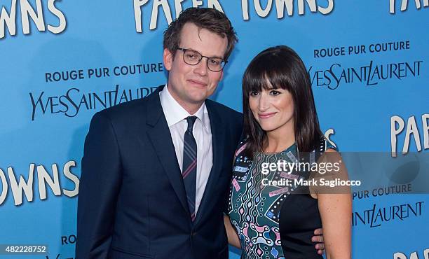 Author John Green attends the "Paper Towns" New York premiere at AMC Loews Lincoln Square on July 21, 2015 in New York City.