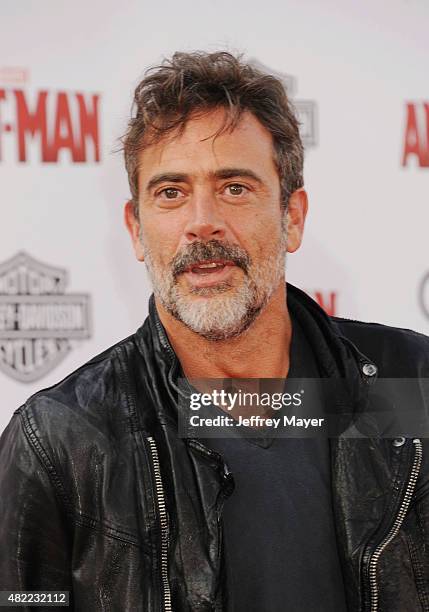 Actor Jeffrey Dean Morgan arrives at the Los Angeles premiere of Marvel Studios 'Ant-Man' at Dolby Theatre on June 29, 2015 in Hollywood, California.