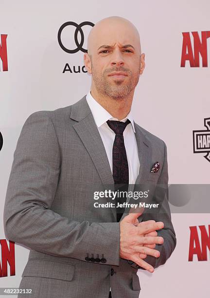 Musician Chris Daugherty arrives at the Los Angeles premiere of Marvel Studios 'Ant-Man' at Dolby Theatre on June 29, 2015 in Hollywood, California.