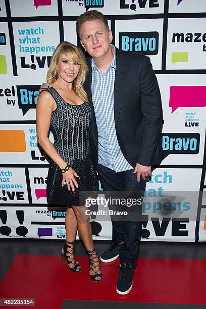 Pictured : Ramona Singer and Michael Rapaport --