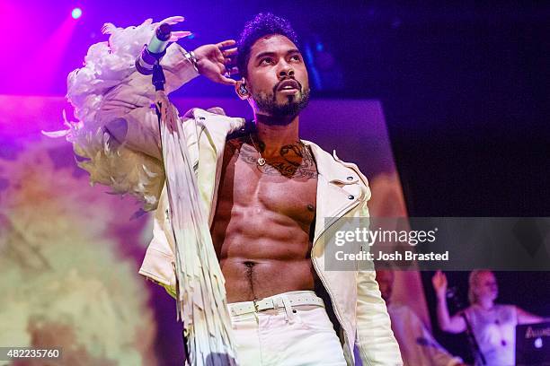 Recording Artist Miguel performs onstage at the Joy Theater on July 28, 2015 in New Orleans, Louisiana.