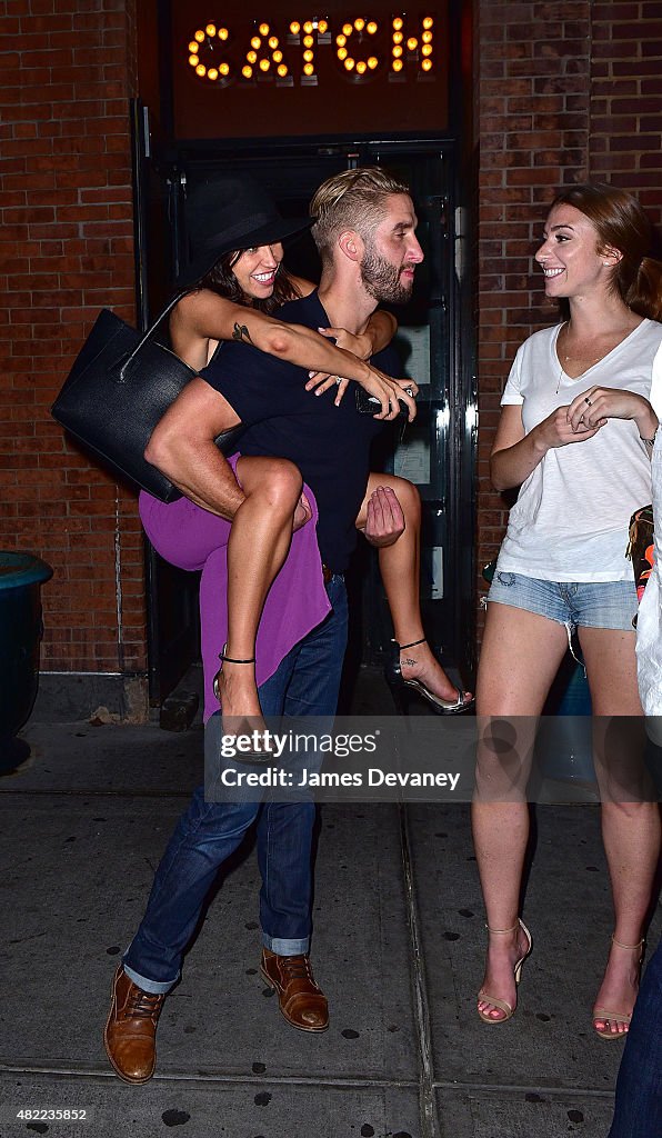 Celebrity Sightings In New York City - July 29, 2015