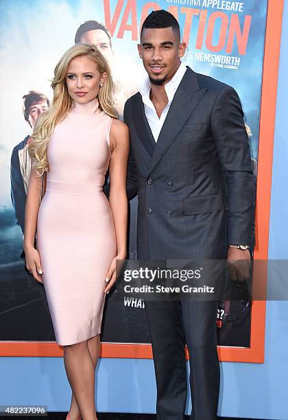 Evander Kane arrives at the Premiere Of Warner Bros. "Vacation" at Regency Village Theatre on July 27, 2015 in Westwood, California.