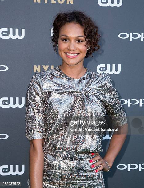 Model Mercedes Yvette attends "America's Next Top Model" Cycle 22 premiere party at Greystone Manor on July 28, 2015 in West Hollywood, California.