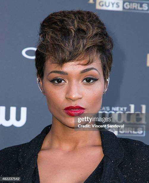 Model Ashley Molina attends "America's Next Top Model" Cycle 22 premiere party at Greystone Manor on July 28, 2015 in West Hollywood, California.