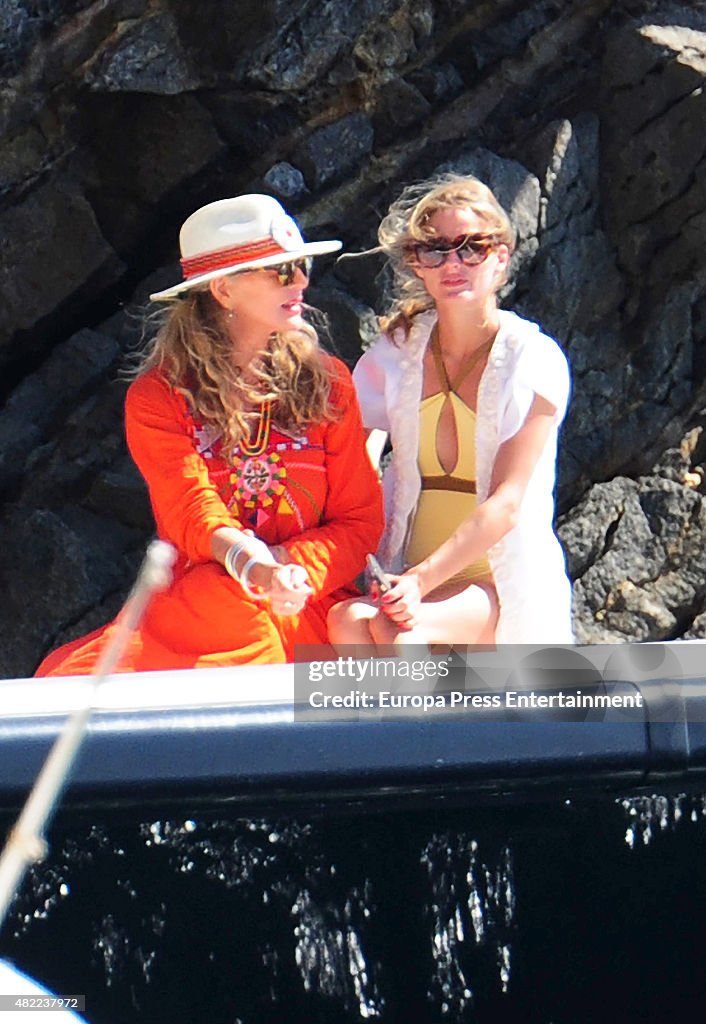 Celebrities Sighting In Ibiza - July 28, 2015