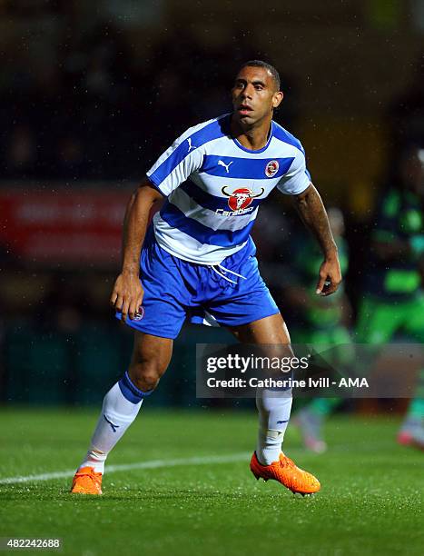 Anton Ferdinand of Reading during the pre-season friendly between Reading and Swansea City at Adams Park on July 24, 2015 in High Wycombe, England.