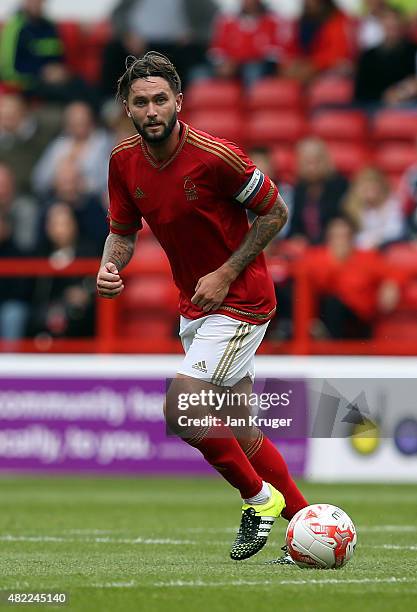 Henri Lansbury of Nottingham Forest during the pre season friendly match between Nottingham Forest and Swansea City at City Ground on July 25, 2015...