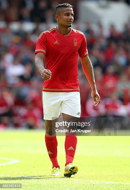 Michael Mancienne of Nottingham Forest during the pre season friendly match between Nottingham Forest and Swansea City at City Ground on July 25,...
