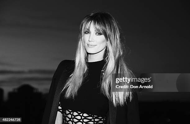 Delta Goodrem poses during the Voice Live Finals Show Launch on July 29, 2015 in Sydney, Australia.