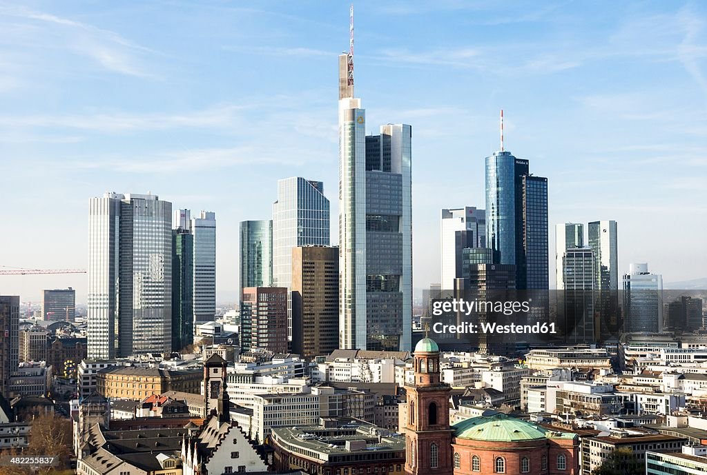 Germany, Frankfurt, Hesse, Skyline