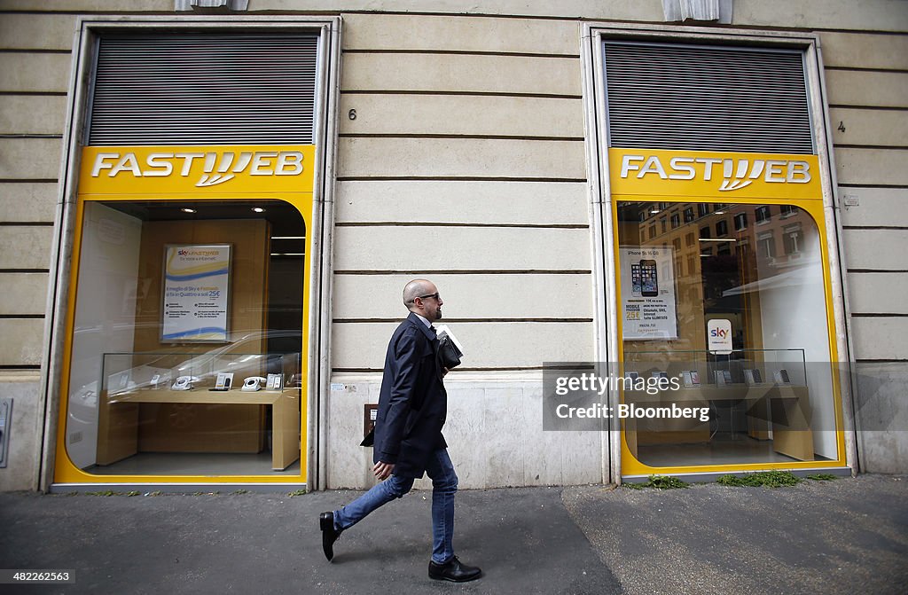 Fastweb SpA And VimpelCom Ltd.'s Wind SpA Mobile Phone Stores