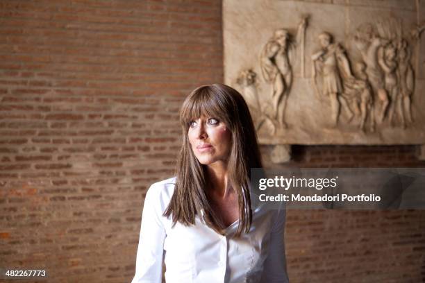 Portrait of Italian politician and lawyer Anna Maria Bernini . Anna Maria Bernini has been recently appointed Minister of European Affairs. Bologna,...