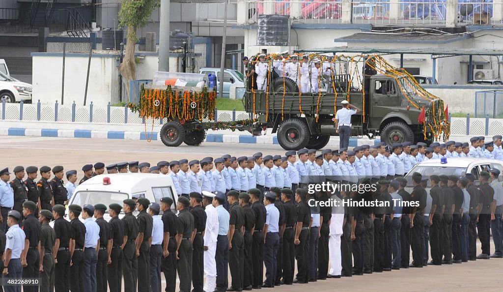 Former President APJ Abdul Kalam's Body Taken To Rameswaram For Last Rites