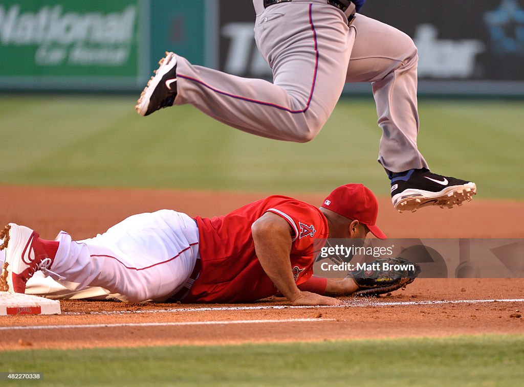 Texas Rangers v Los Angeles Angels of Anaheim