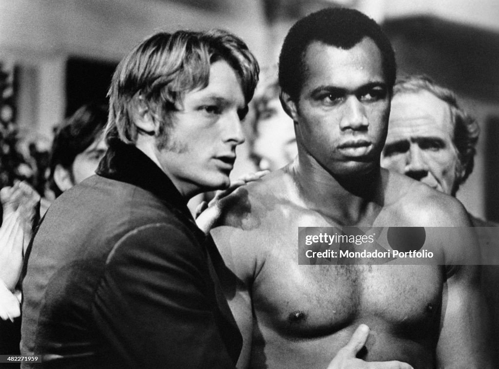 Perry King and Ken Norton in Mandingo