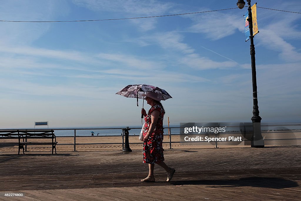 Sweltering Summer Heat Descends On New York