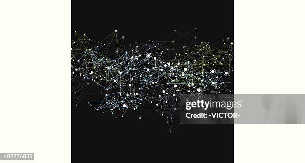 abstract glow background - star field background stock illustrations